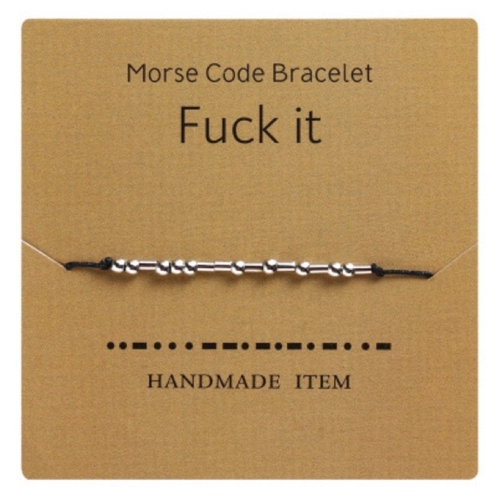 🎁🎁2/$18 Free with a min $50. 2/$20 Morse code bracelet - Picture 6 of 13